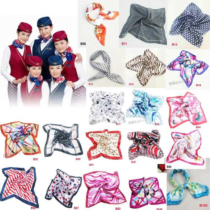 50cm Fashion scarf Silk Head neckerchief elegant Accories Printed Necklace Pattern Headscarf offs Ladies Women student hot W250118