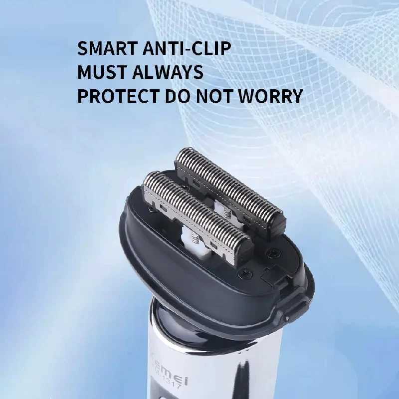 Kemei Professional Mens Shaver Washable Electric Shaver Beard Rechargeable Electric Shaver Wet Dry Head ShaverW250117