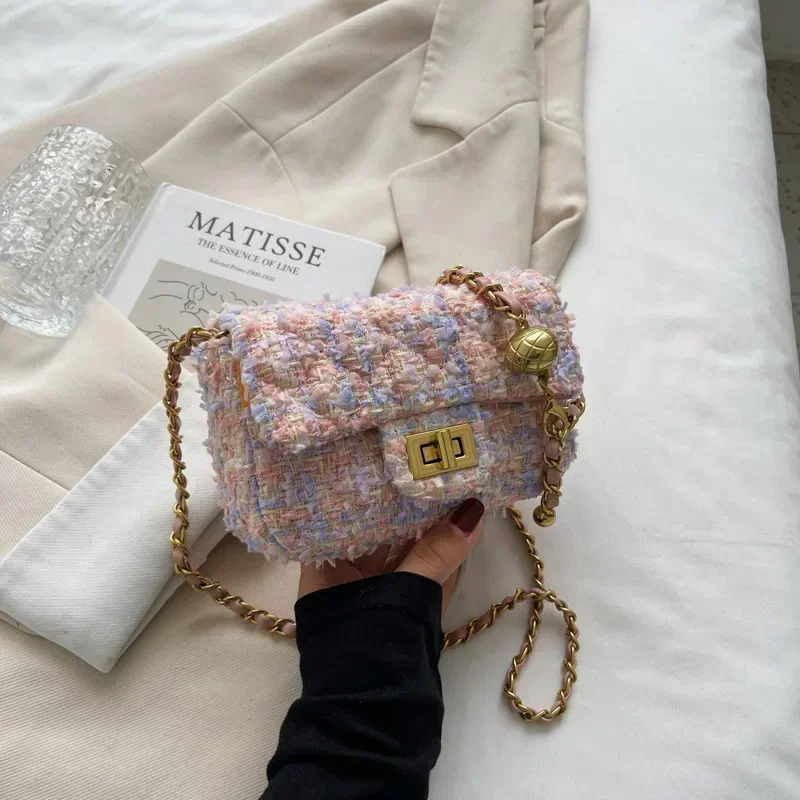 High-looking Fashionable Womens Bags Chain Small Bags Crossbody Bags High-end Handbags Exquisite Gifts 250121