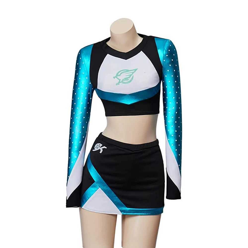 High Women Musical Cheerleader Costume For Girl Cheerleader Uniform Dress Outfit Cosplay Costume School Girls Sports Team SuitW250121