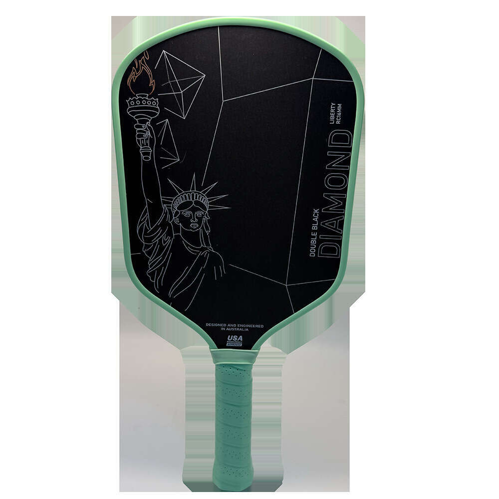 Green Statue Of Liberty Mm Pickleball Carbon Fiber Hot Pressed Matte Pick Paddle