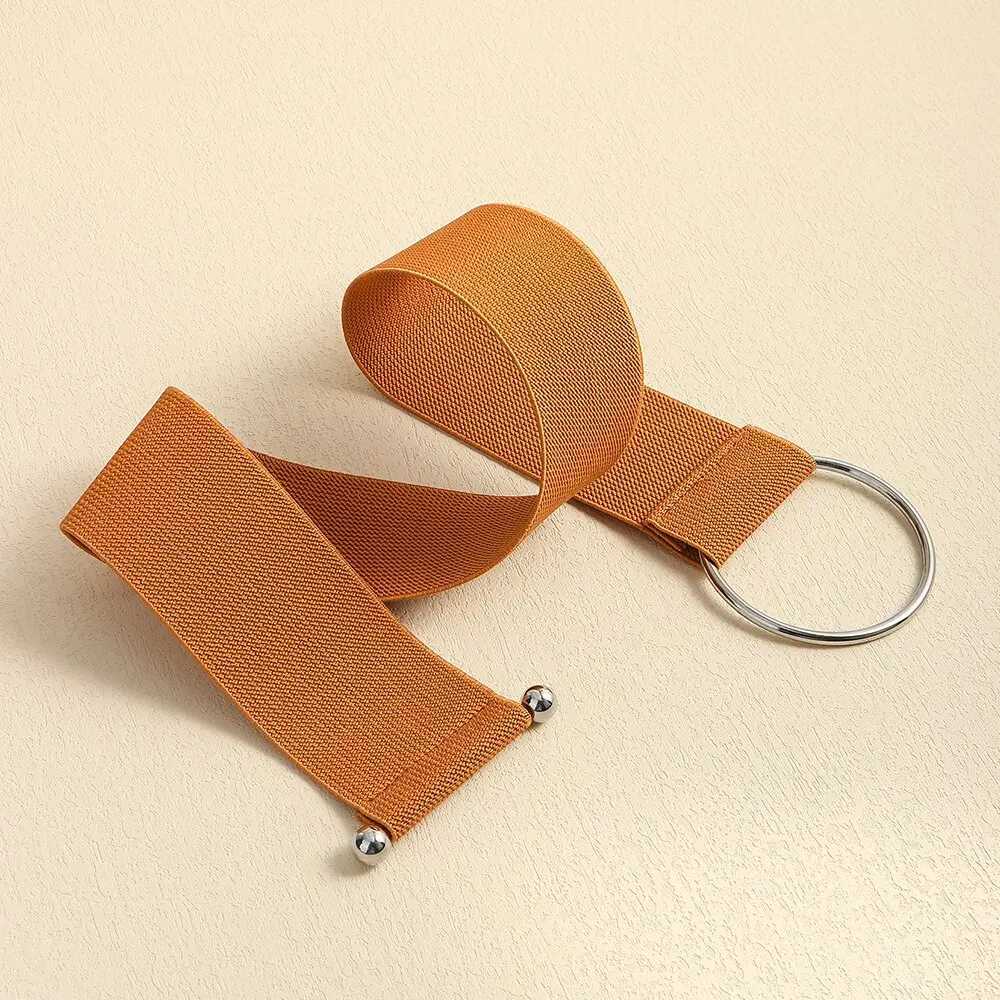 1 Piece Black Color Fashion Style Belt Womens Elastic Belt A New Autumn Collection W250120