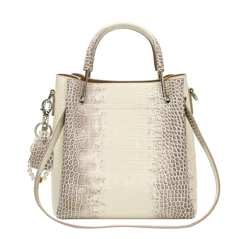 Brand Leather 2024 New Portable Bucket Bag Women's Handbags Large Capacity Single Shoulder Crossbody Bags