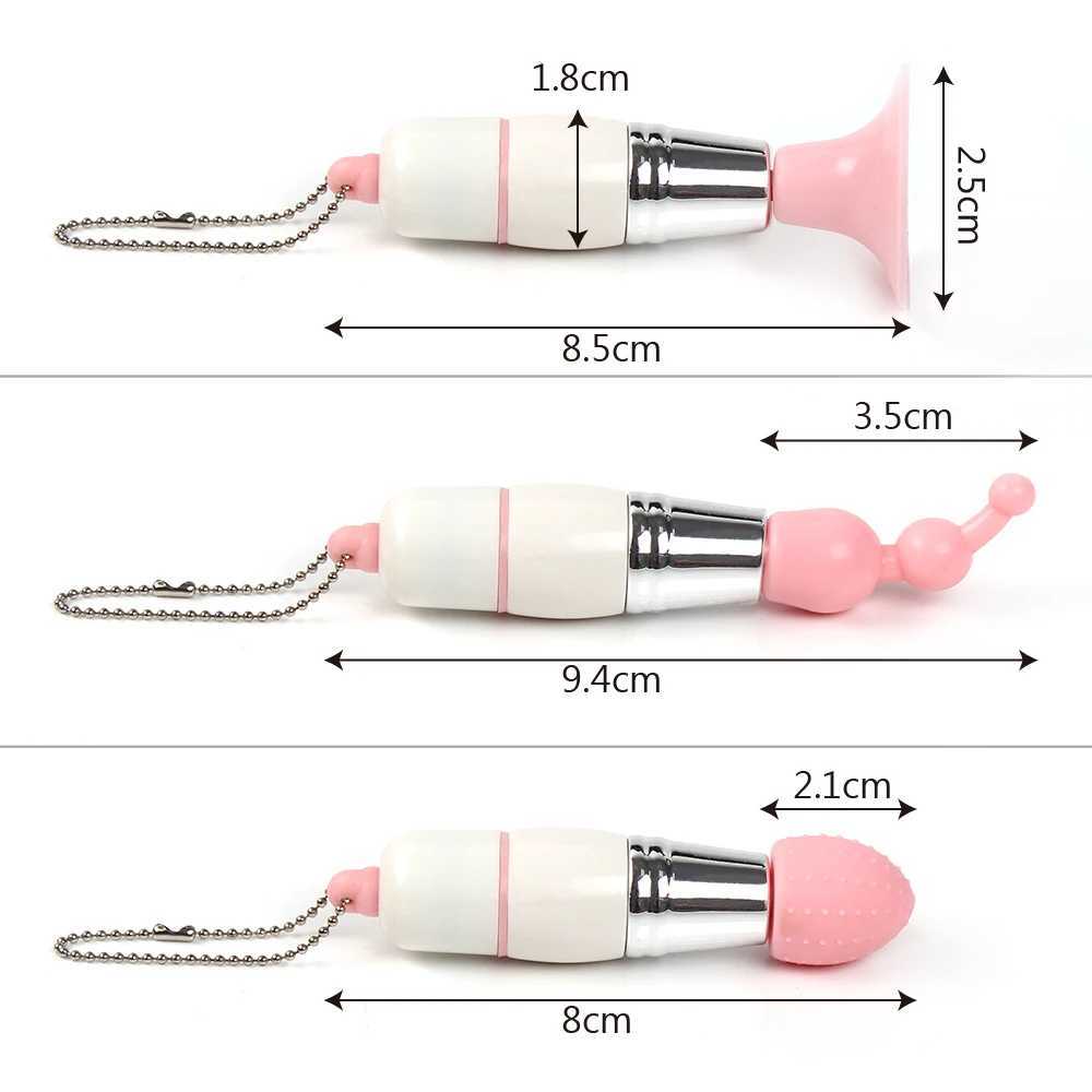 3 In 1 Mini Vagina Sucking Vibrators Clitoris Stimulator Dildos for woman G Spot Nipple Stimulation Massager Sex ToysFor Couples W250117