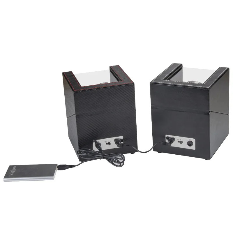 Watch Winders For Automatic Watches Usb Power Used Globally Mute Mabuchi Motor Mechanical Watch Rotate Stand Box Carbon Fiber 250121