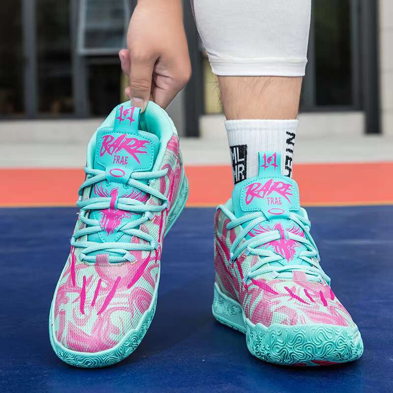 Men's High Top Basketball Shoes-Lightweight Breathable Non-Slip Sneakers, Trendy Leopard Print Sports Shoes for Outdoor Training