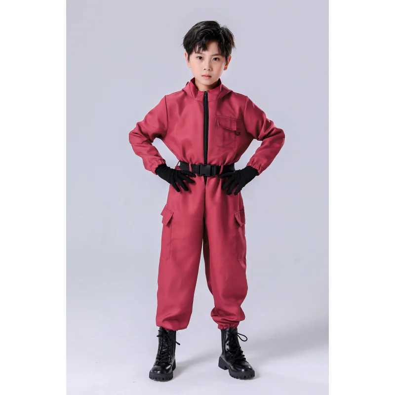 Halloween Paper Note House Cosplay Game Clothes Adult and Children Role Play Clown Onesie Performance Costumes W250117