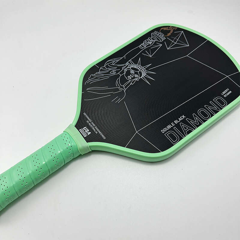 Green Statue Of Liberty Mm Pickleball Carbon Fiber Hot Pressed Matte Pick Paddle