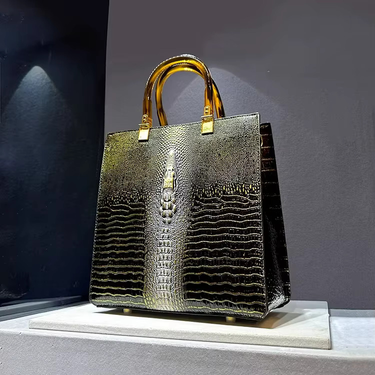 Designer Brand New High-Quality Leather Crocodile Handbags Women's Fashion Trend Hot Sale Bolsos De Mujer Free Shipping