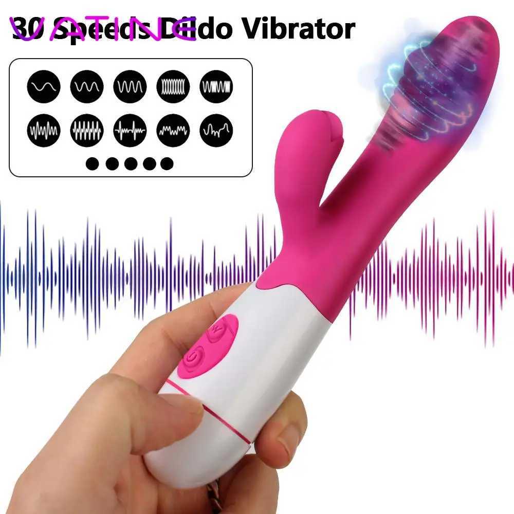 Dual Vibration G Spot Massager Female Masturbator Sex Toys for Woman Dildo Rabbit Vibrator Vaginal Clitoris Stimulator W250117