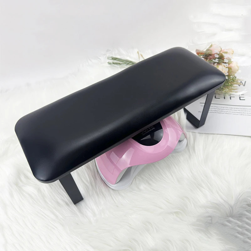 Nail Hand Pillow Heighten Manicure Table Nail Hand Rest Cushion Nail Stand Cushion Pillow Iron Leather Arm Rest for Nails Salon 250121