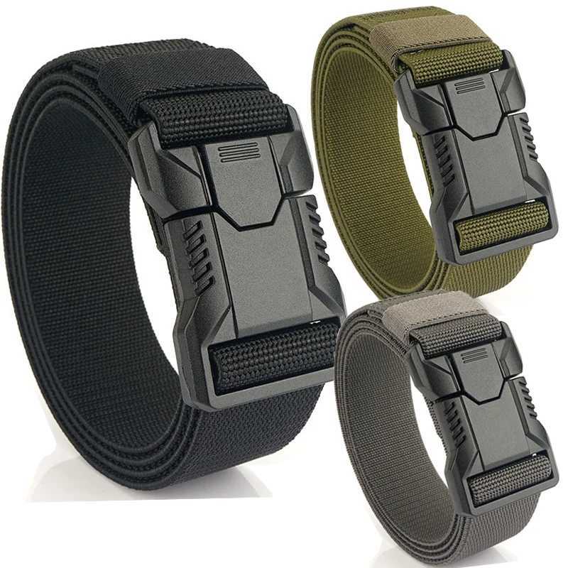 Mens Canvas Belt Breathable Lightweight Quick Disassembly Outdoor Sports Mountaineering Running Sports Belt W250120