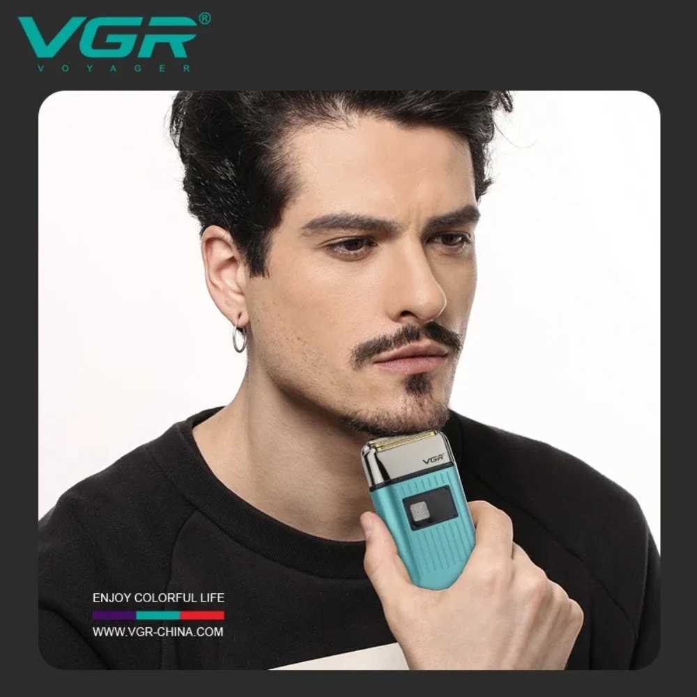 VGR Shaver Electric Beard Trimmer Waterproof Razor Professional Shaving Mane Bald Head Trimmer Razors for Shaving Men V-357W250117