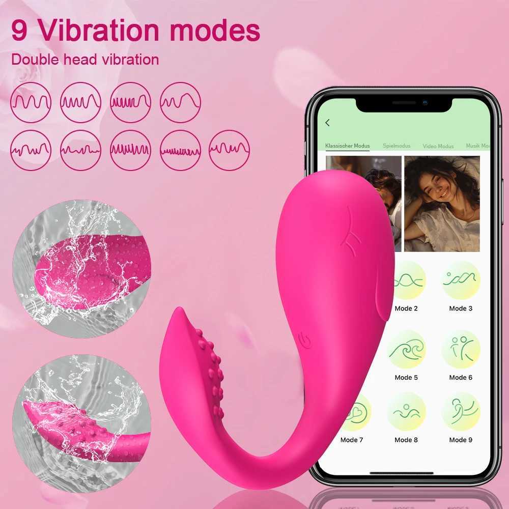 APP Bluetooth Control Vibrator Egg for Women Wearable Panties Stimulator Clitoris G Spot Massager Female Sex Toys Adult 18+ W250117