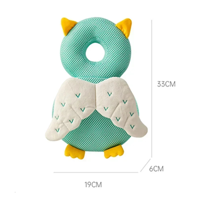 1-3T Toddler Baby Head Protector Safety Pad Cushion Back Prevent Injured Angel Bee Cartoon Security Pillows Protective Headgear 250117