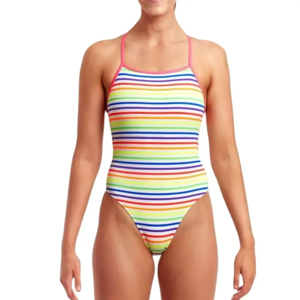 Women Swimsuit Triathlon Back Sexy One-piece Suit Swimwear Wear Functional Training Swimsuit Sports Swimminggown 250117