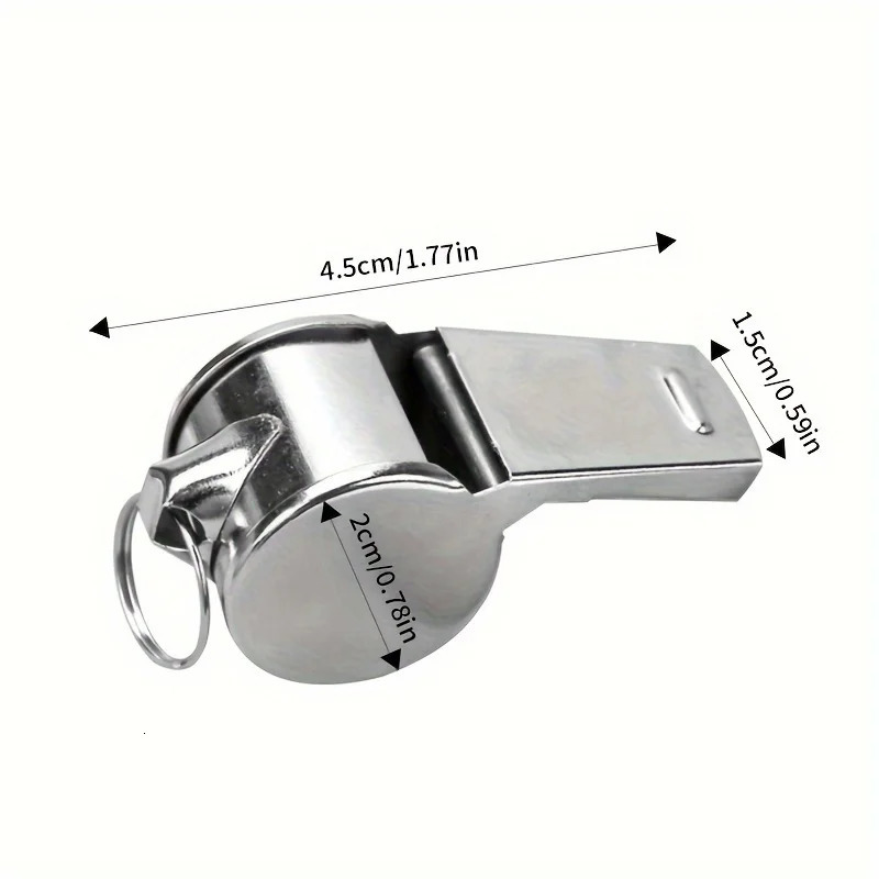 110Pcs Stainless Steel Metal Whistles Professional Football Basketball Sports Referee Training Whistle 250107