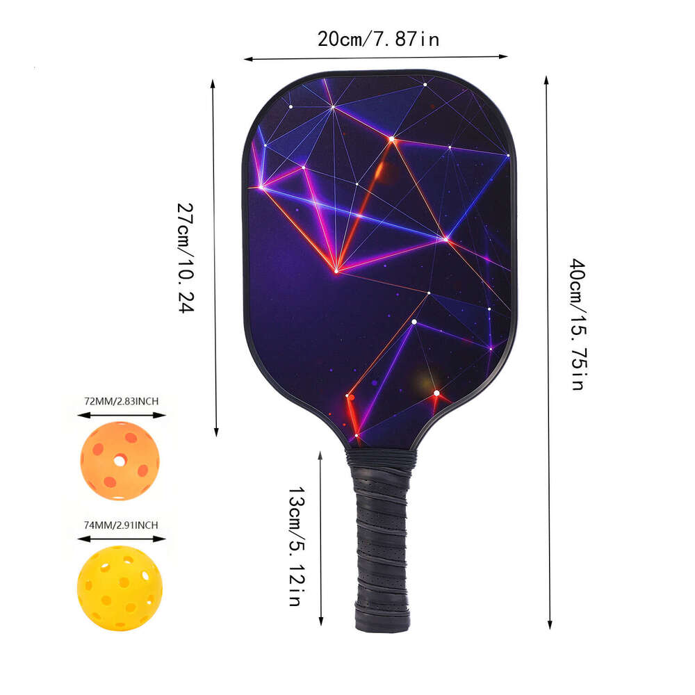 Fiberglass Cold Pressed Integrated Pickup Racket Yiwu Pickleball Compeon Gift