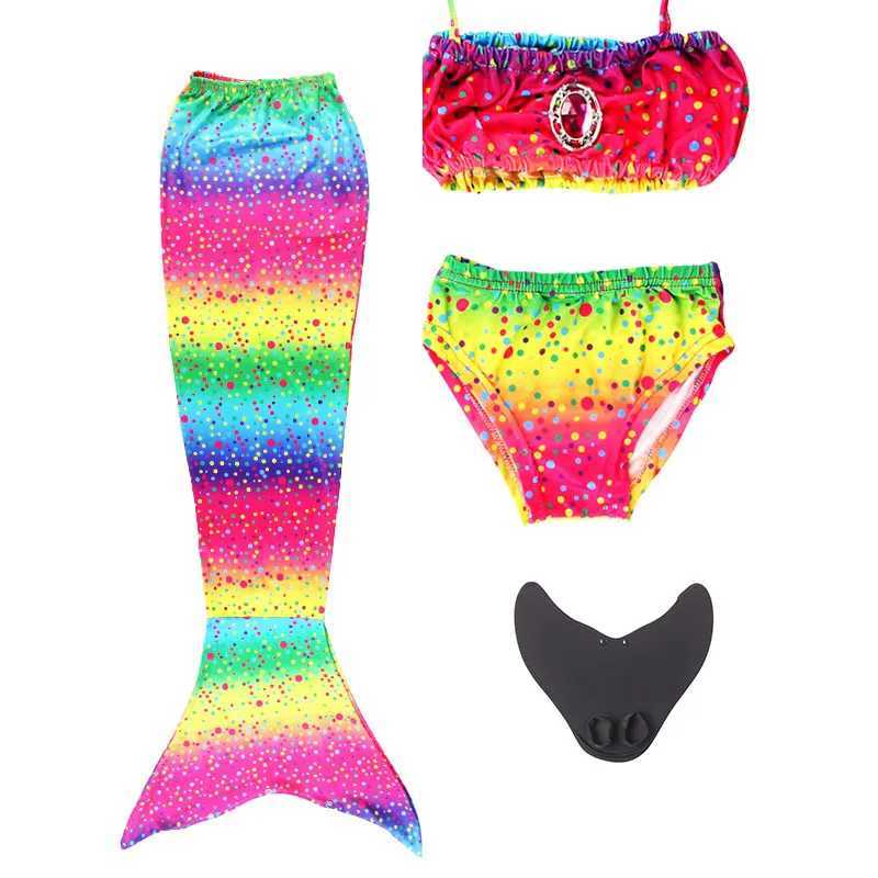Mermaid Costume for Girls Mermaid Tail for Swimming Can Add Monofin Fin Kid Childrens Mermaid Costumes Cosplay Birthday Gift W250117