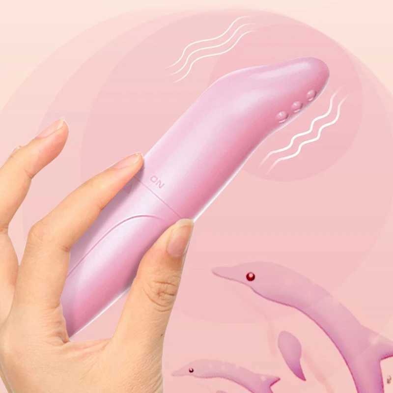 Vibrator Sex Toys for Woman Electric Dolphin Massager Vibrating Mini Bullet Adult Masturbator G-spot Nipple Clitoris Stimulator W250117