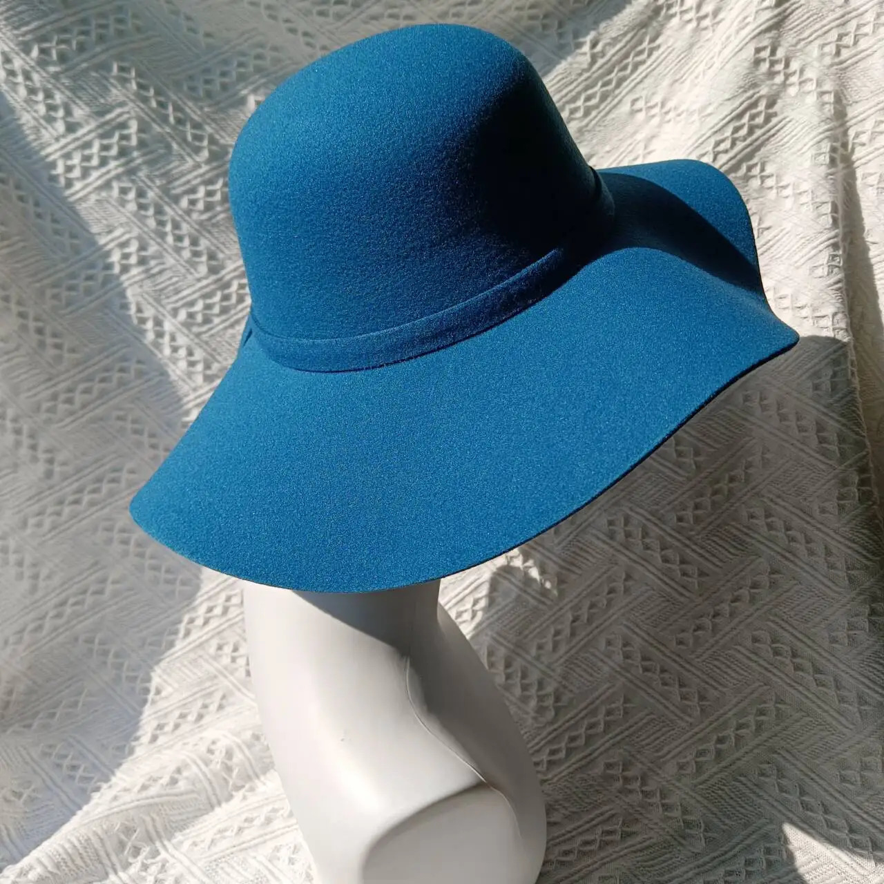 Autumn Winter Vintage Floppy Hat Women Elegant Felt Fedora Wide Brim Sun Cap British Style Fedoras Hats 250118