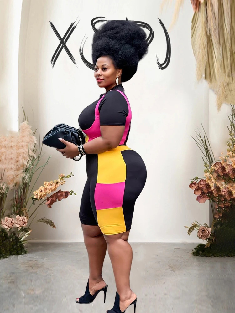 Large Size Tracksuit Summer Outfits for Women 2023 Sport Top and Shorts Two Piece Set Plus Suit Wholesale Drop 250122