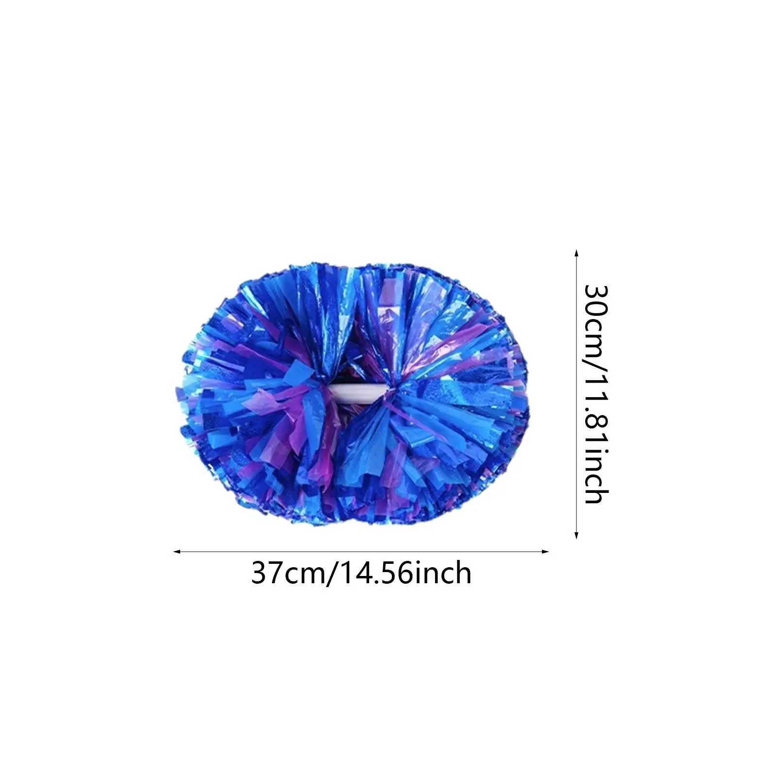 2Pcs Cheerleading Pom Poms Cheer Poms with Handle Cheerleading AccessoriesW250121