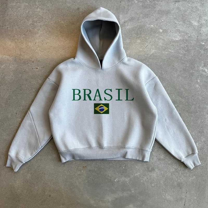 Mens Gothic Vintage Brazil Graphic Hoodie Long Sleeve Harajuku Pullover Loose Y2k Aesthetics Winter Oversized Funny Sweatshirts W250117