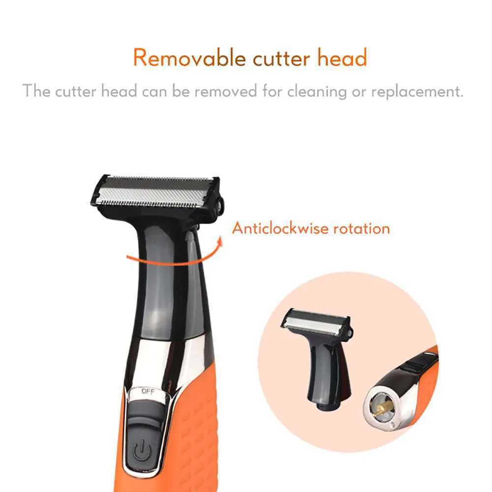 Kemei Electric Shaver One USB Rechargeable Beard and Mustache Trimmer Safety Face Razor Shaving Mane for Men and WomenW250117