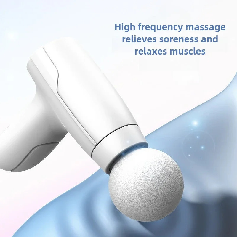 USB Rechargeable Fascia Gun | Portable Muscle Massager for Relaxation Fitness Deep Vibration Massage Device Pain Relief 250108