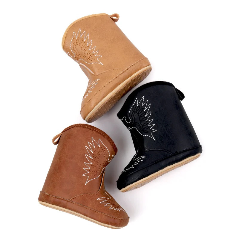 Spring and Autumn Selling Baby Girls and Boys Hardwearing High Quality Fashionable Comfortable Prewalker Baby Boots BJZ4167 250118
