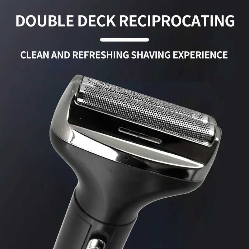 Original Fang 3025 Electric Shavers Men Waterproof Wet Dry Use Trimmer Razor Rechargeable Battery Shavers Mane ShavingW250117