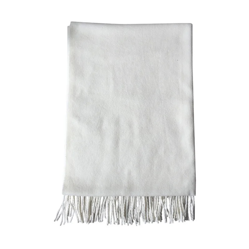 Women Scarf Winter Wool Shawl White Shawl Thickened Big size long Scarf 100% Wool scarf for Lades Sell Fashion 250120