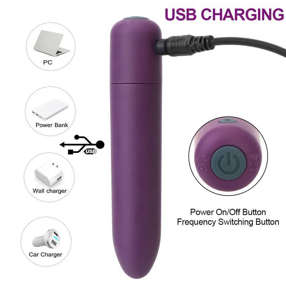 Strong Vibration Sex Toys for Women Dildo Vibrator 10 Speeds Powerful Mini Bullet Vibrator Clitoris Stimulator G-spot Massager W250117