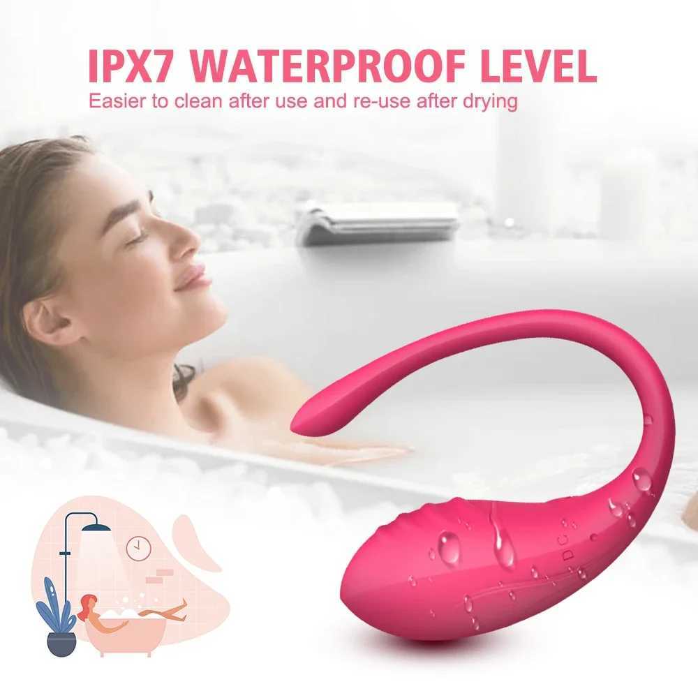 Wireless Bluetooth Vibrating Egg G Spot Dildo Vibrator for Women APP Control Panties Vibrator Clit Female Vibrating Sex Toy W250117