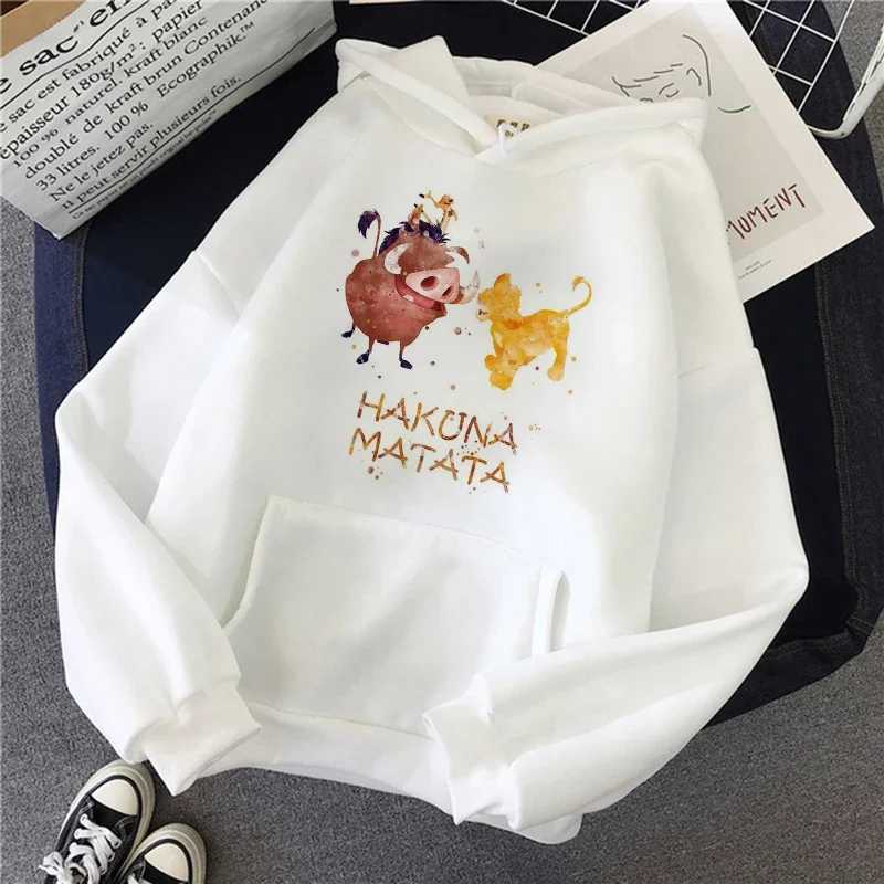Y2k 90s Hoodies Anime KAWaii No Eyes Hoodie The Lion King Sweatshirt Women Clothes Hoody W250117