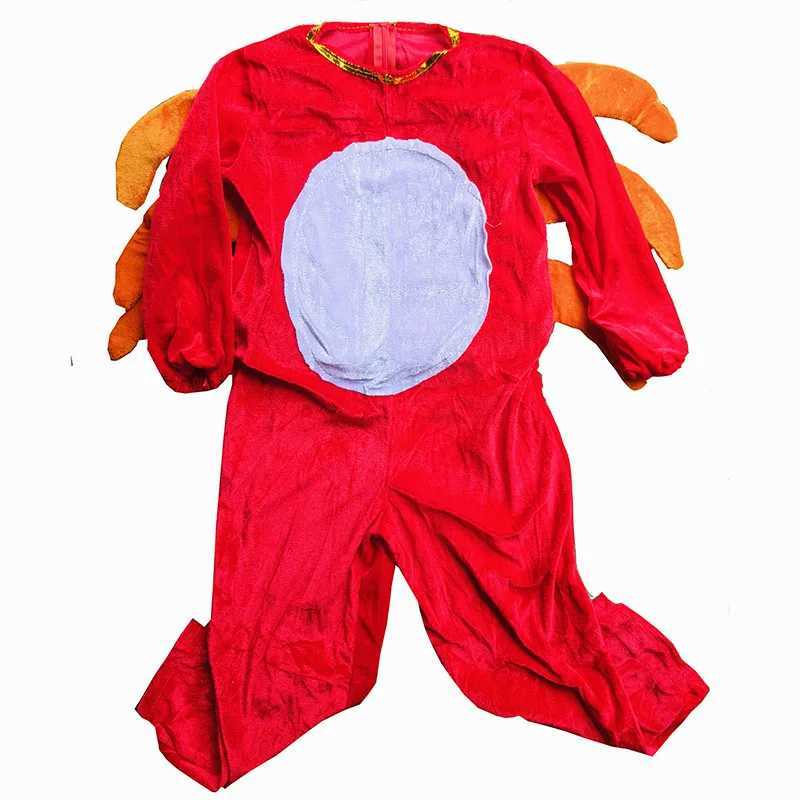 Kids Kid Halloween Party Cosplay Cartoon Crab Lobster Costume Clothing Jumpsuit hat shoes For Boys Girls W250117