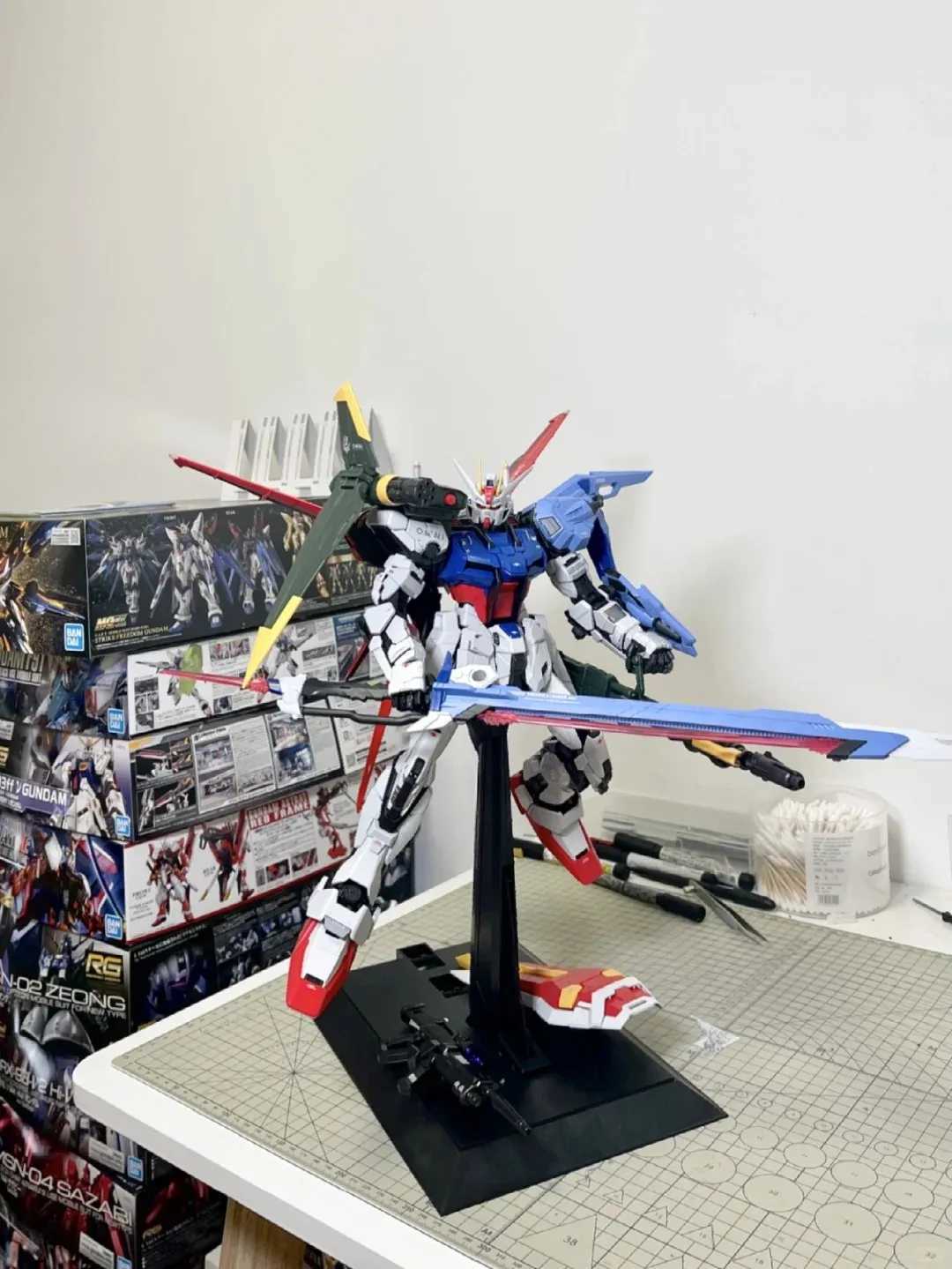 Anime Figure magic HG perfect attack assembly 1/144 model animation peripheral figure gift ornament robot warrior boy toys W250120