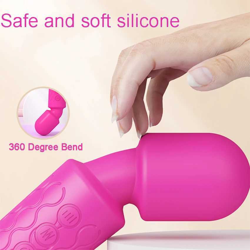 20 mode powerful vibration mini vibrator sex toy AV magic wand massage machine Clitoris G-Spot vibrator W250117