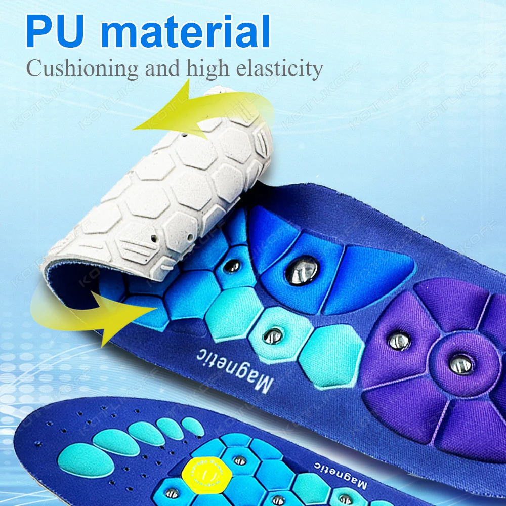 Magnetic Massage Shoe Soles For Orthopedic Arch Support Therapy Foot Acupressure Massage Insole Relaxation Insole Comfort Soles 250120