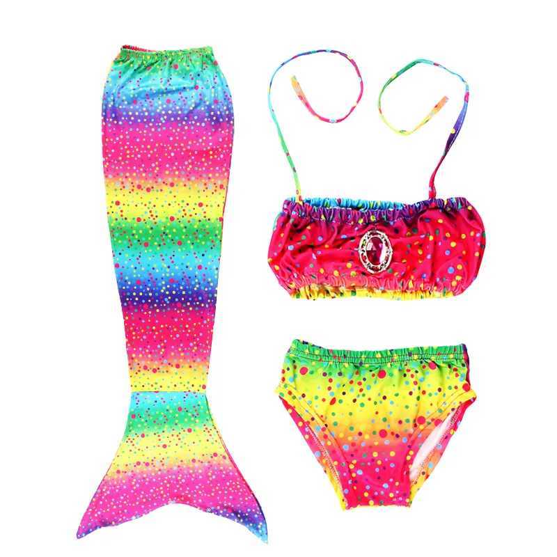 Mermaid Costume for Girls Mermaid Tail for Swimming Can Add Monofin Fin Kid Childrens Mermaid Costumes Cosplay Birthday Gift W250117