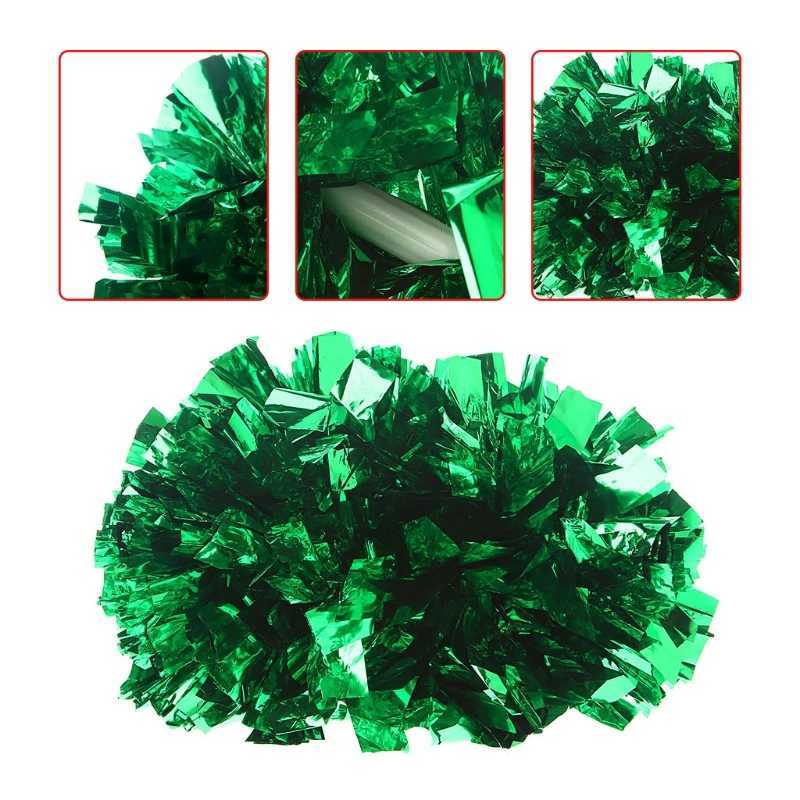 Cheerleader Cheerleading Pom Poms Plastic Handheld Cheerleader Poms for Sports Meet Team Spirit Cheering Party Dance G99DW250121