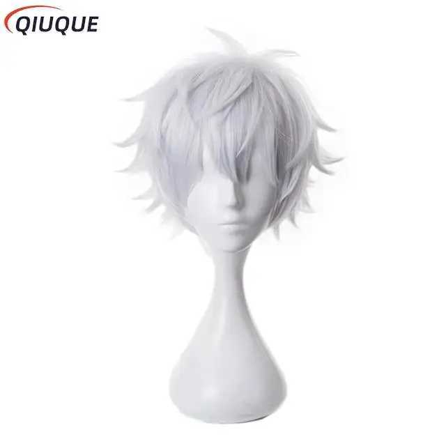 110-3XL Black/Blue Gojo Satoru Cosplay Costume Eyemask Wig Glasses Anime Party Boy Uniform W250117