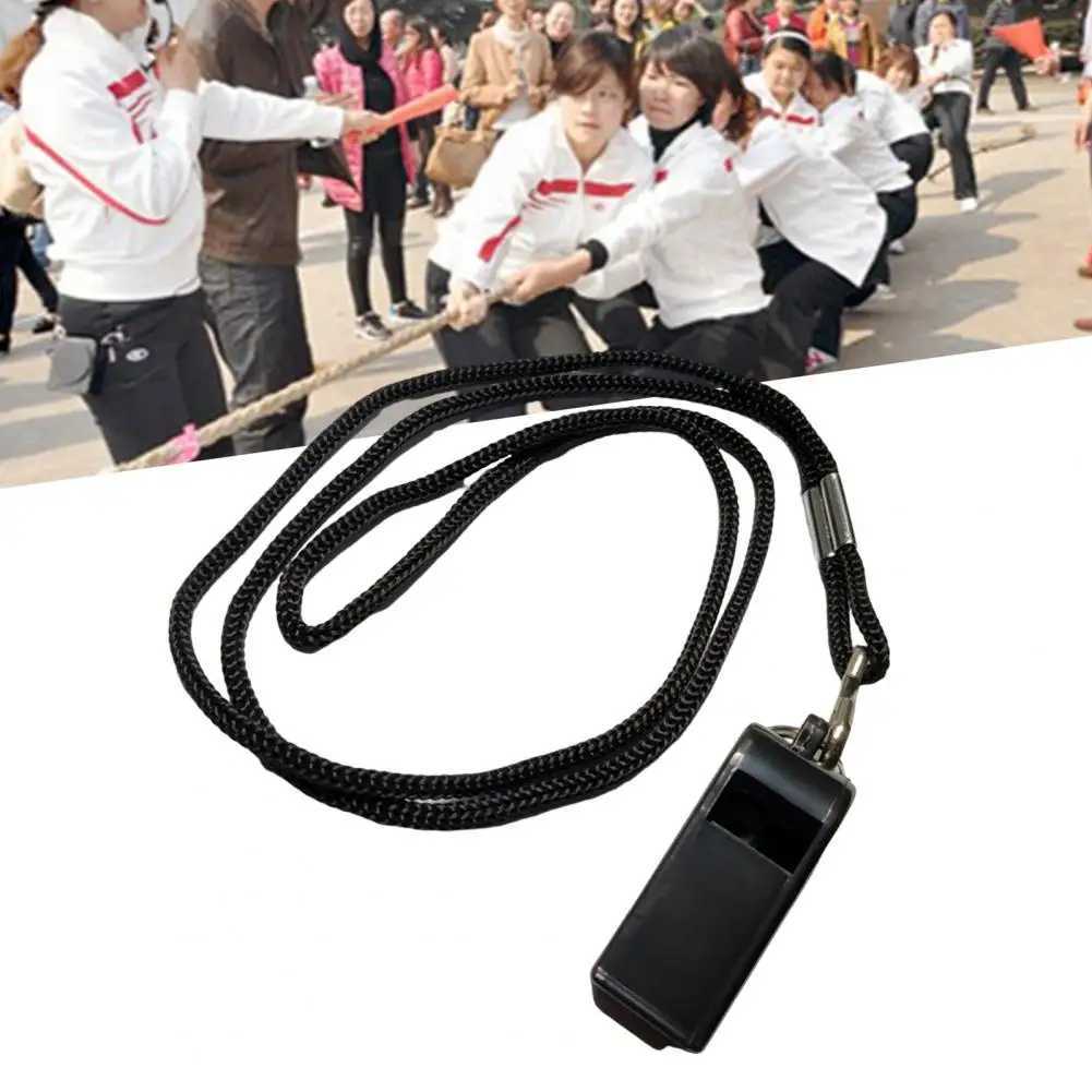 Referee Whistle Black Color Children Sports Whistle Cheerleading Tools Portable Accessory Survival Whistle Sports GoodW250121