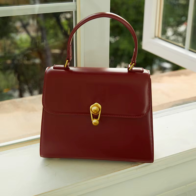 LA FESTIN 2024 New Designer Classic Top Handle Handbag Large Capacity Shoulder Messenger Fashion Leather Bag