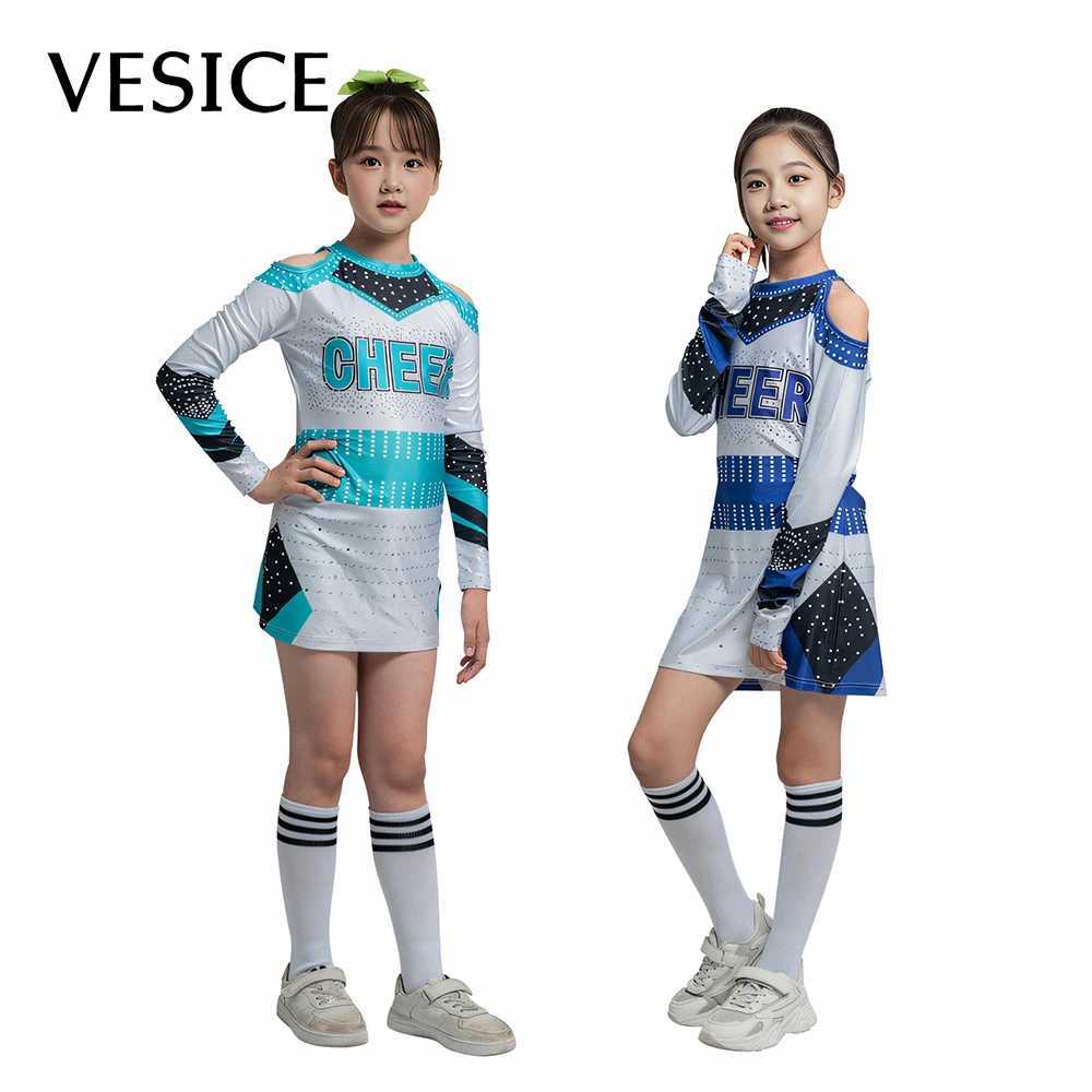 Cheerleading Outfit School Boy Girls Cosplay Dance Costume Competition Dress Team Performance Gymnastics Uniforms Games SkirtsW250121