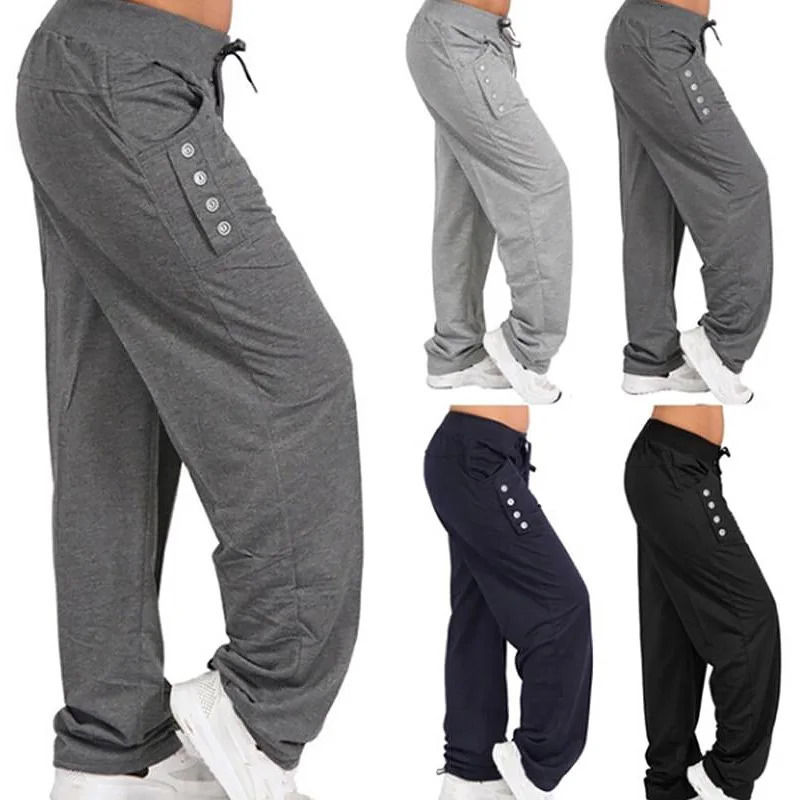 Fashion Casual Joggers Womens Hip Hop High Waist Baggy Sweatpants Running Jogging Sports Pants Trousers Streetwear 250122