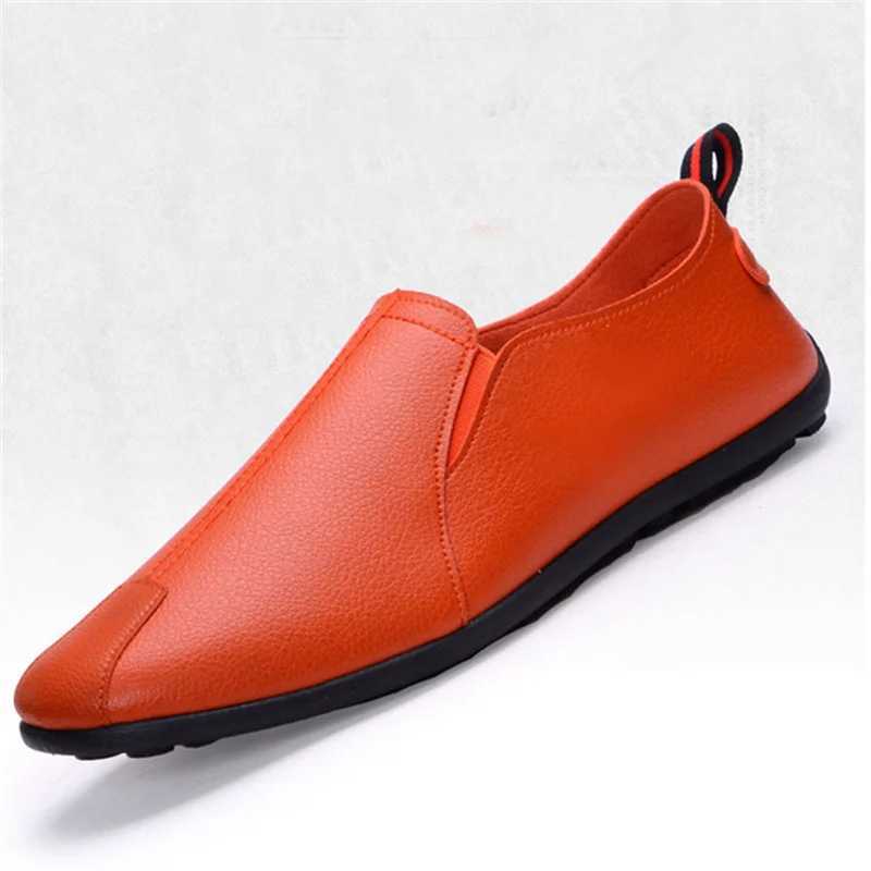 Men Loafers Shoes Spring 2023 Fi Boat Footwear Man Brand Leather MenS Shoes Men Comfy Drive Mens Casual ShoesXJ250118
