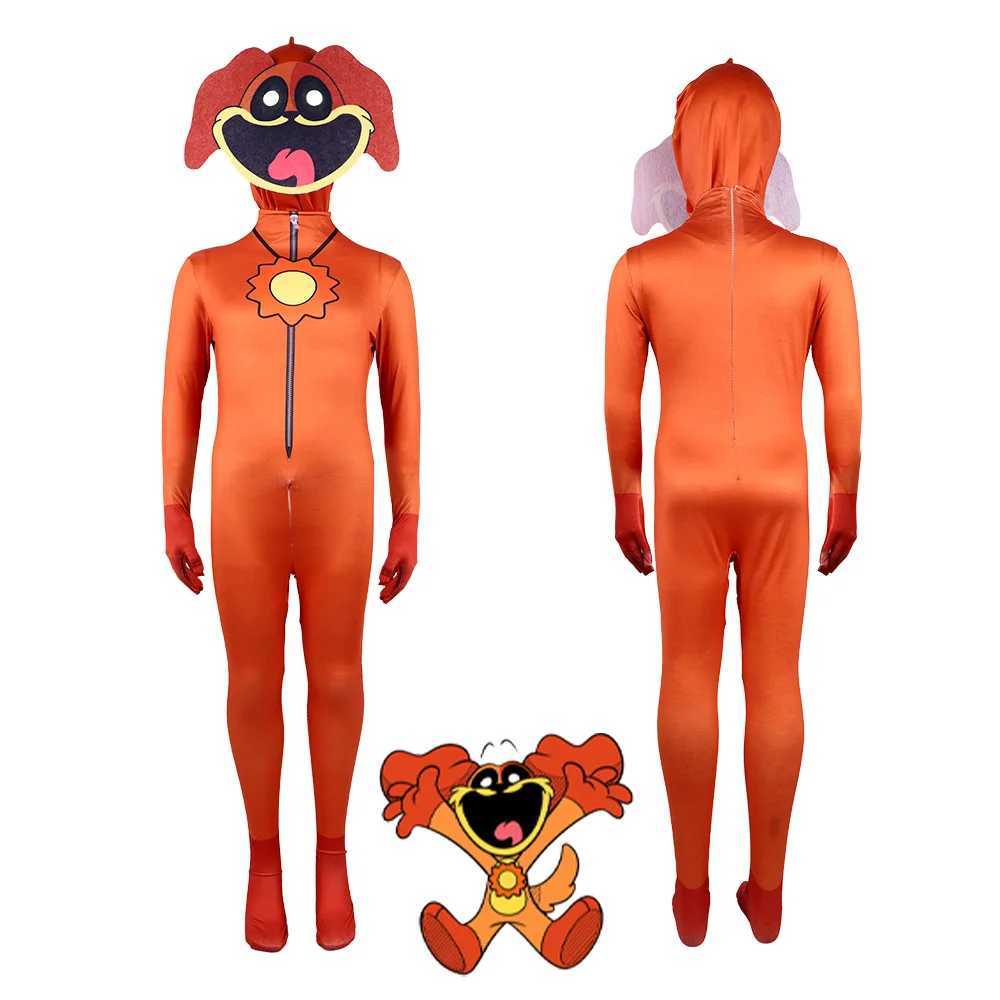 2024 New Popular Smiling Critters Cosplay Costume Aminal purple cat Catnap Elephant Bear Bodysuit Jumpsuit Mask Boy Girl Costume W250117