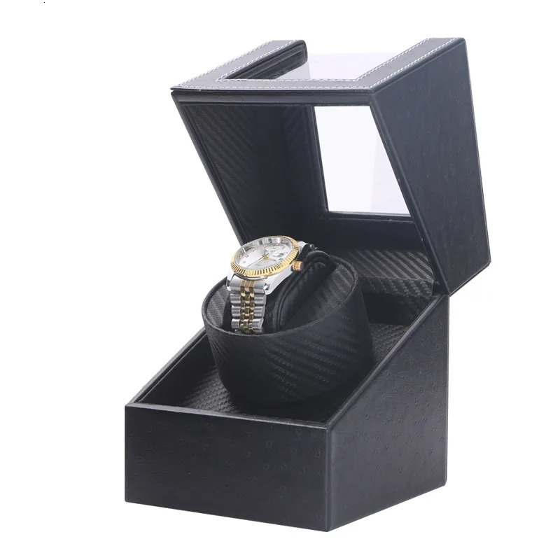 Watch Winders For Automatic Watches Global Universal Plug PU Leatherwear Watch Box Super Silent Motor No. 5 Battery Can Be Used 250121